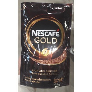 เนสกาแฟ โกลด์ กาแฟสำเร็จรูป ขนาด 100กรัม NESCAFE GOLD RICH&amp;SMOOTH