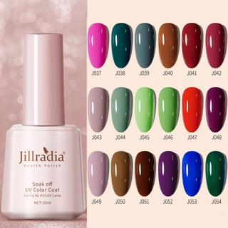 Jillradia(37-57) สีเจลทาเล็บ สีสวย UV/LEDสีเจล สีทาเล็บเจล แแบบต้องอบ 10ml(ต้องใช้เครื่องอบ) (พร้อมส่งจากประเทศไทย)