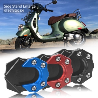 Motorcycle Side Stand Foot Extension Enlarger Plate Pad Support FOR GTS GTV 250 300 2013 2014 2015 2016 2017-2020