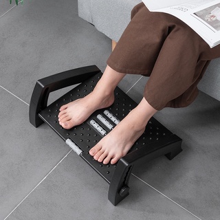 ออกแบบตามหลักสรีรศาสตร์ สำหรับโต๊ะทำงาน โต๊ะคอมพิวเตอร์ที่พักเท้า Footrest วางเท้าใต้โต๊ะ แก้ปวดเมื่อย ปรับสรีระให้ถูกต้อง  ที่วางขา ที่พักเท้า