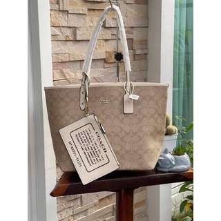 Coach Reversible Coty Tote bag IN SIGNATURE (F36658)