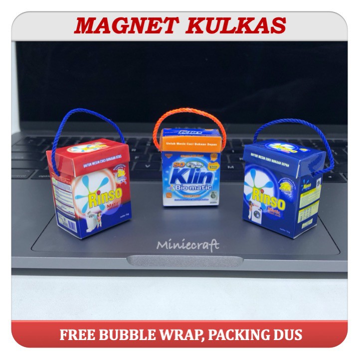 MINIATURE FRIDGE MAGNET สําหรับผลิตภัณฑ์เสริมอาหารอัตโนมัติ RINSO, SO KLIN