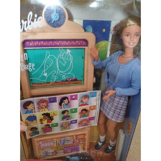 2001 Sign Language Barbie Doll ของใหม่  **กล่องไม่สวย** 25837 #124#