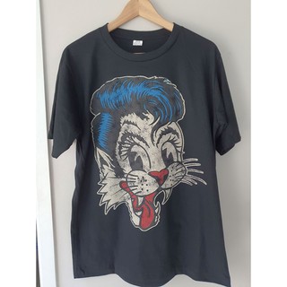 tshirtเสื้อยืดคอกลมฤดูร้อนเสื้อยืด Stray Cats T-shirtสามารถปรับแต่งได้Sto4XL