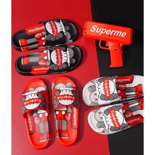 รองเท้าแตะ supreme พื้นนิ่ม (พร้อมส่ง)