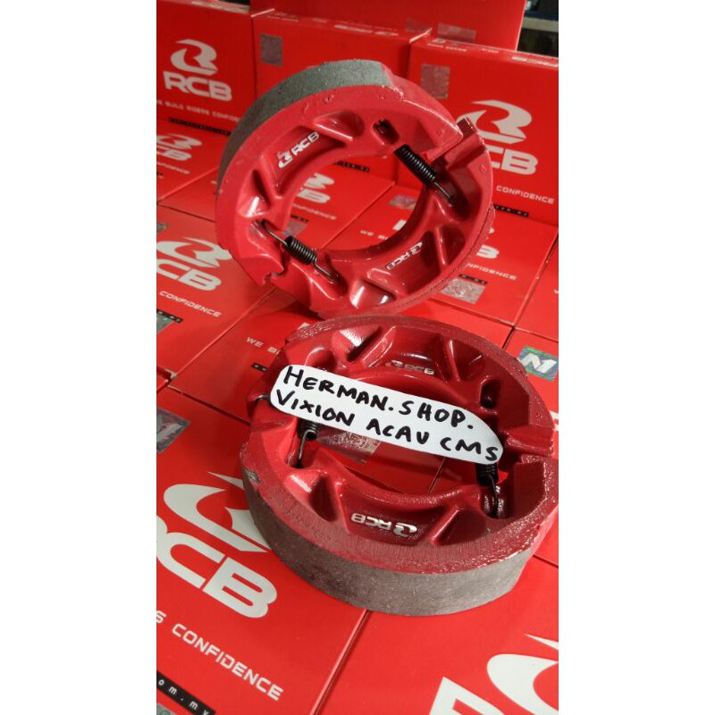RCB เซรามิคผ้าเบรคหลัง Yamaha Aerox Lexi Mio M3 MX Vega r ZR z1 vixion เก่า/ผ้าเบรคหน้า rcb mio vixi