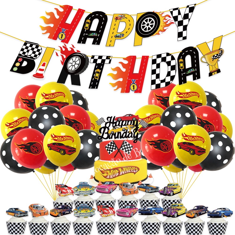 ใหม่ ป้ายแบนเนอร์ Happy Birthday สําหรับตกแต่งเค้กวันเกิดเด็ก