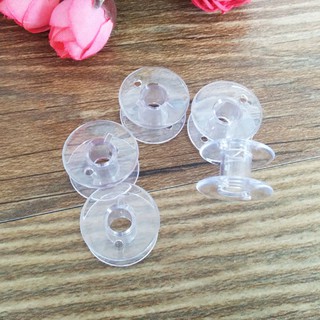 10 ชิ้น อุปกรณ์เย็บผ้า Sewing Machine Bobbins Plastic Sewing Bobbins