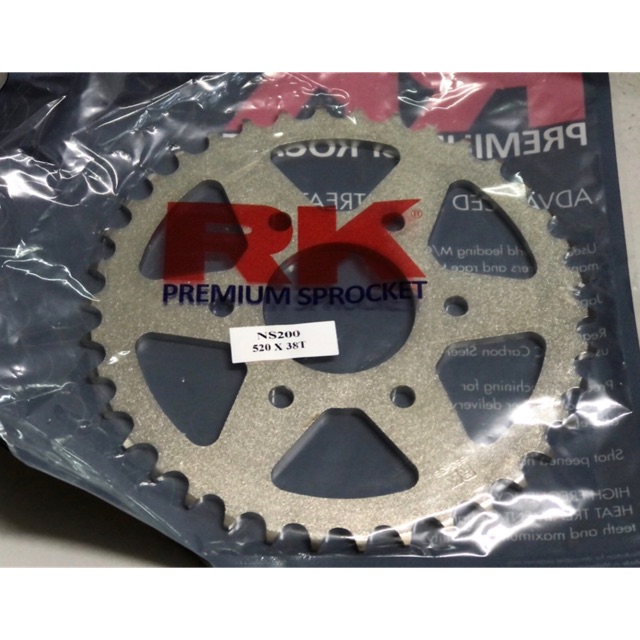 PULSAR NS200 / RS200 Rk 520 เฟือง 520 X 38T