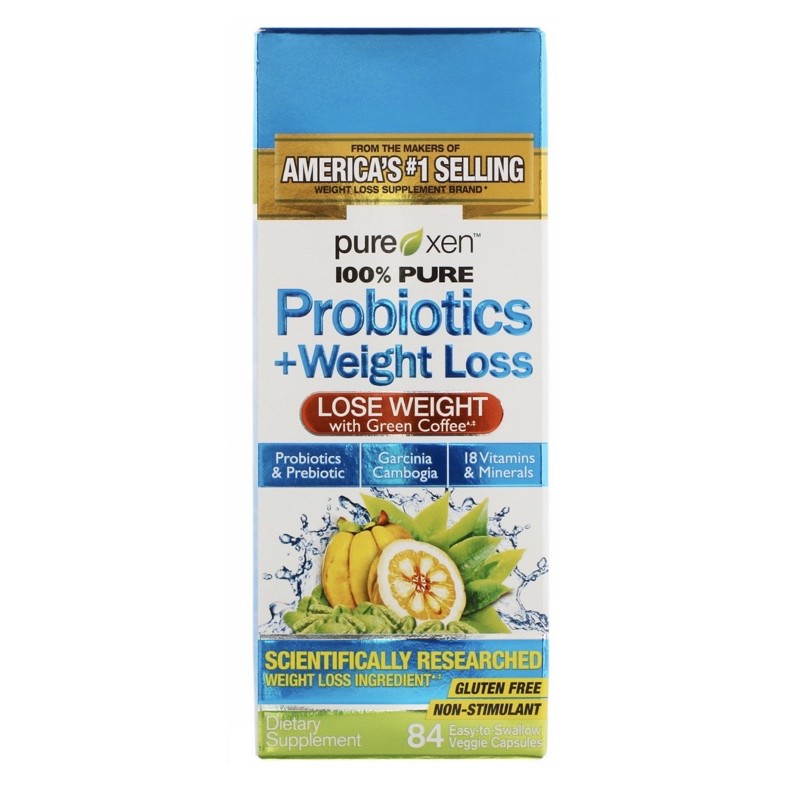 พร้อมส่ง Probiotics + weight loss, Probiotics weight loss, Purely inspired 84 เม็ด