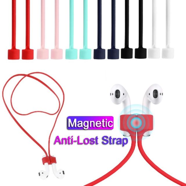 ซิลิโคนสายคล้องคอหูฟังแบบแม่เหล็กสำหรับA i r s/ A irs P ro/Soundpeats/Realme Buds Aiir/ Huawei freeb