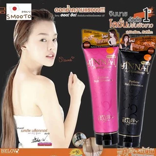 💚ขายถูกที่สุด แท้💯 💦 Belov จินนาย Jinnai Lotion 250g. มี 2 แบบ 8 สีให้เลือก โลชั่นรองพื้น มีซิมเมอร์