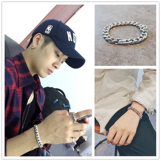 Got7 Jackson สร้อยข้อมือแจ็คสัน ins สร้อยข้อมือพังก์โลหะฮิปฮอปเรียบง่าย