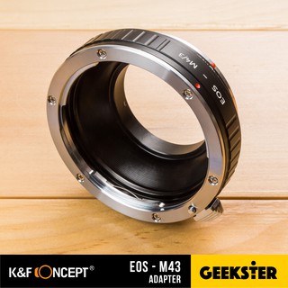 เมาท์แปลง K&amp;F  EOS-M43 ( Canon EOS - Olympus / Lumix M43 Lens Adapter / EF / EFS / KF )