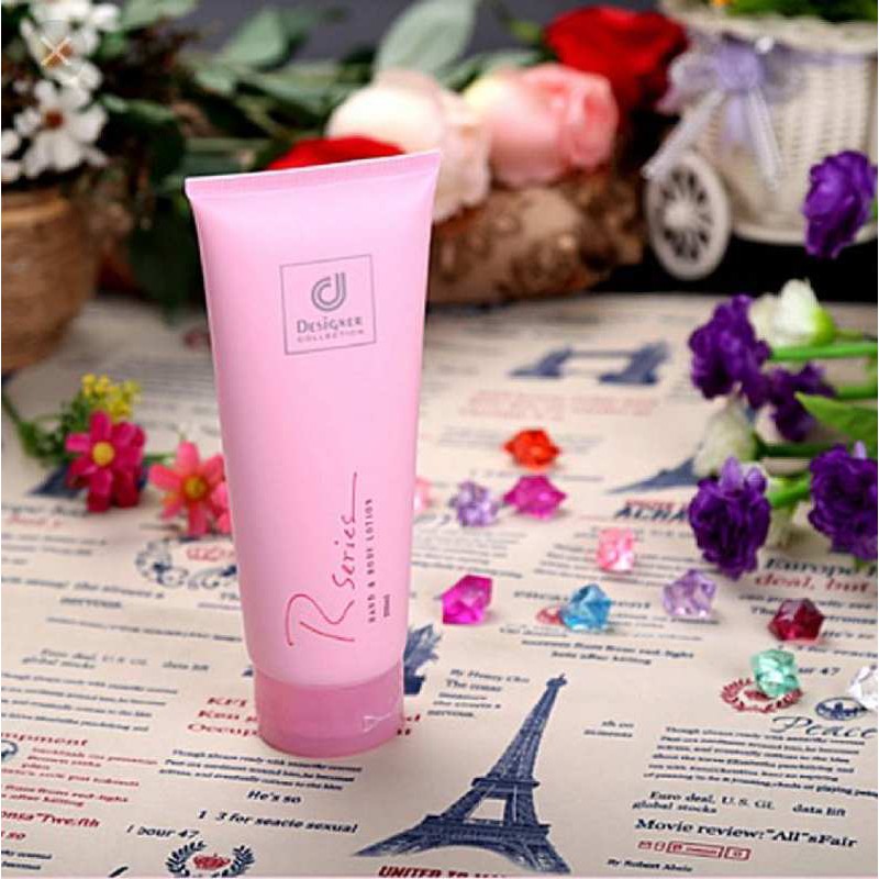 ( 1 หลอด ) น้ำหอม เนื้อครีมโลชั่น อาร์ซีรี่ย์ R design series 200ml. แท้100% 1 หลอด R-series R serie
