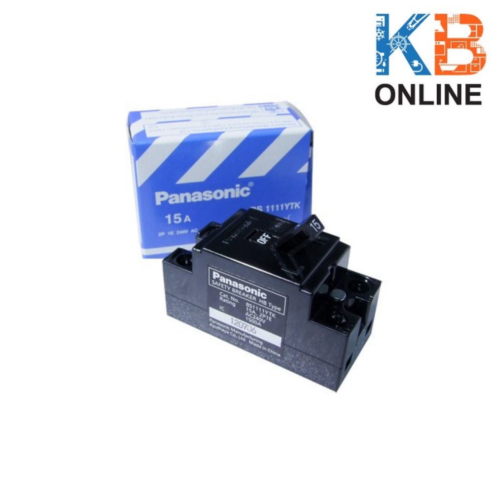 เบรคเกอร์ Panasonic 2P 15A BSBN15 Circuit Breaker Panasonic 2P 15A BSBN15