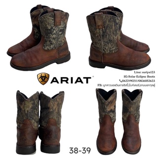 บูทคาวบอย ARIAT Boots/Fatbaby Haritage Dopper Western Boot 👢 หนังเเท้