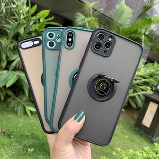 เคสขอบสีหลังขุ่นกันกล้องตั้งได้ TPU เคส samsung A12 A02S A22 5g A42 5g A71 5g เคสกันกระแทก case