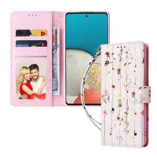 เคสโทรศัพท์หนัง Pu นิ่ม ฝาพับ ลายดอกไม้ พร้อมช่องใส่บัตร หรูหรา สําหรับ Samsung Galaxy A05s A53 A33 A23 A24 A52 4G A52S M23 A13 5G A13 4G A14 4G A24 5G A14 5G