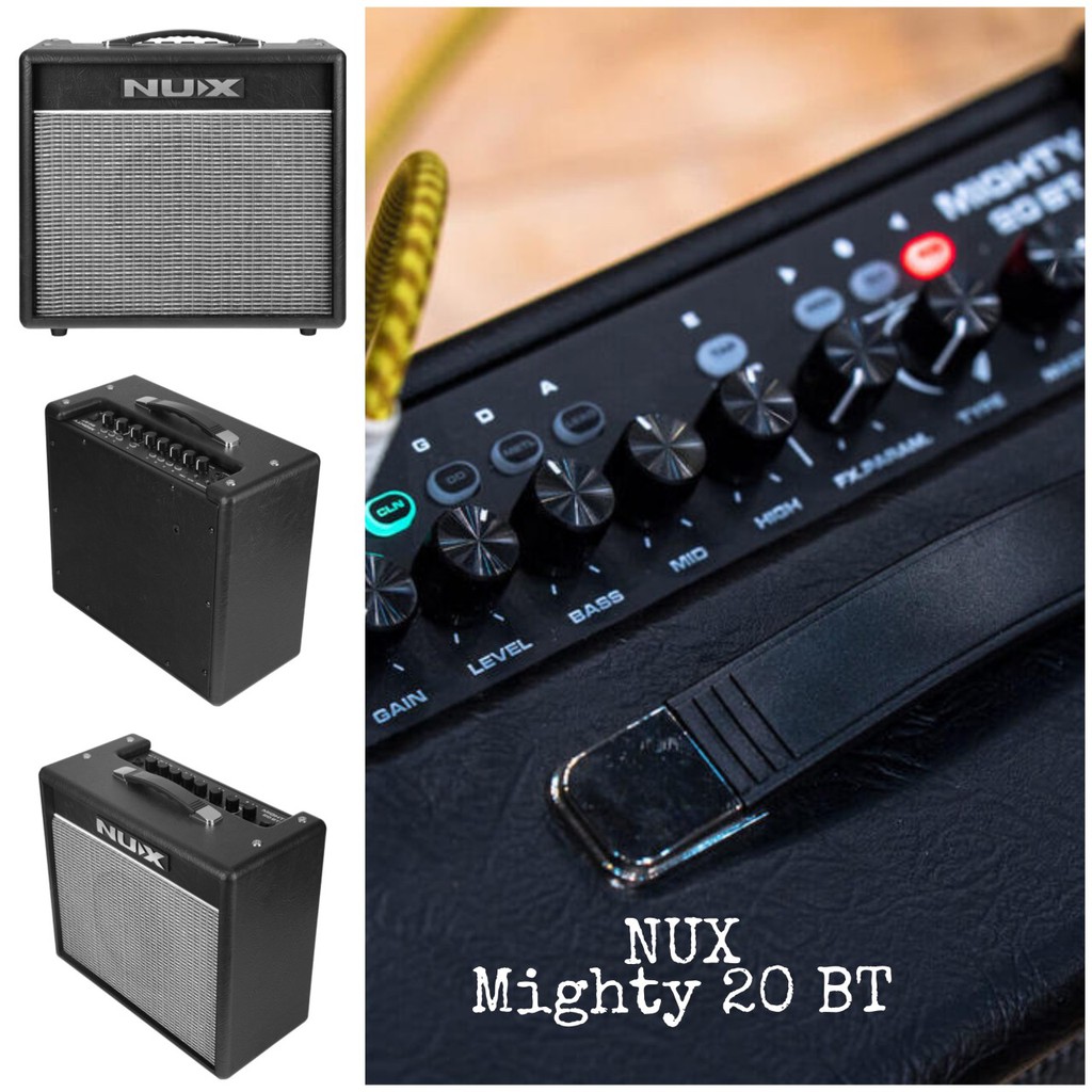 NUX Mighty 20 BT แอมป์กีต้าร์ 20 วัตต์ Modeling Amplifier