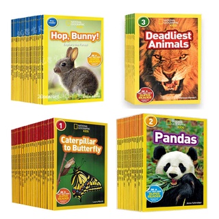 92หนังสือหนังสือภาพภาษาอังกฤษ National Geographic Kids Pre Level 1-3 Be A NAT GEO Kids Super Reader Child หนังสือวิทยาศา