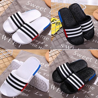 NuChon AdiletteSlippers รองเท้าแฟชั่นแตะ ผู้หญิง ราคาถูก สุขภาพ ใส่สบายสีดำและสีขาวรุ่น NAS