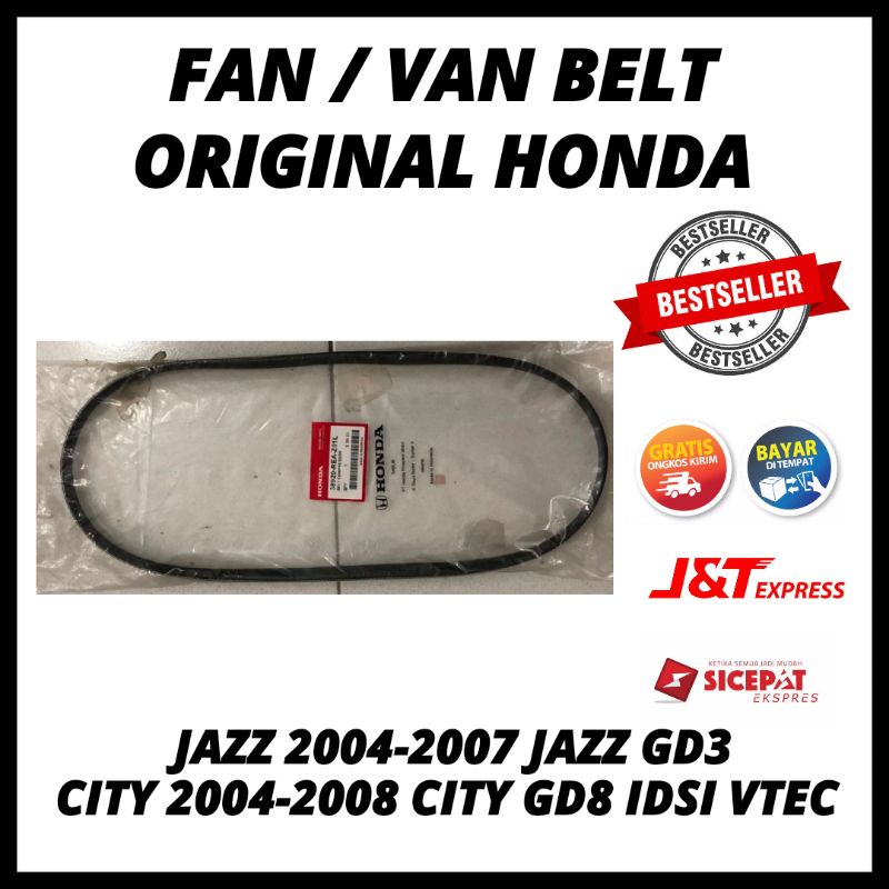 พัดลม เข็มขัด Van Jazz 2004-2007, Jazz GD3, City 2004-2008, City GD8 IDSI VTEC