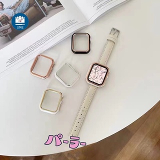 เคส watch + สีๆ case สําหรับ watch 7 6 5 4 Se เคสเเข็ง กันรอย ขนาด41/40mm 44/45มมเคสสําหรับแอปเปิ้ลวอช