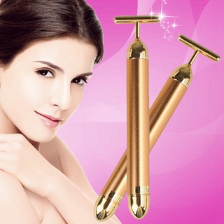 Firming Facial Massager อุปกรณ์นวนหน้า ที่นวนหน้า ทองคำ 24K