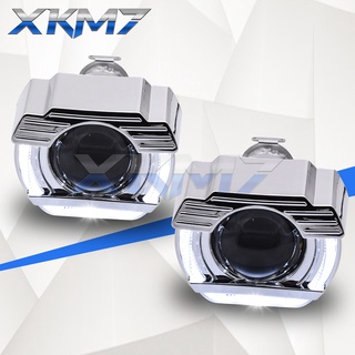 Angel Eyes Bi-xenon Lens Retrofit Projector Mini 2.0 inch H1 HID LED Lamp For H4 H7 Headlight Car Lights Accessories Tun