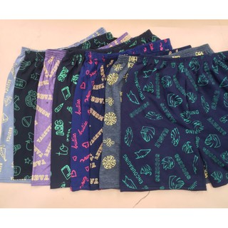 บ๊อกเซอร์ สกีน ยืดได้​ 5XL (สั่ง10แถม2)​ boxer คละลาย​