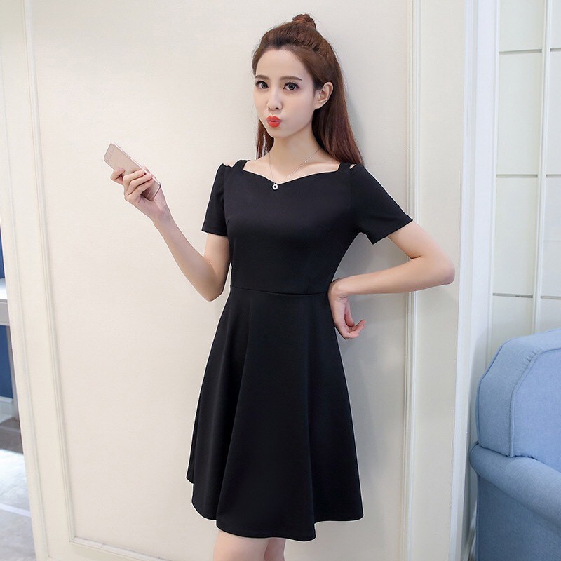 ชุดชั้นในสตรี แขนสั้นสีดำ dress ราคาถูก ชุดเดรสสั้น ราคา นำเข้า ชุด เดรส ชุดเดรสยาว ราคาส่ง
