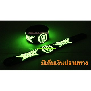 Babymetal เบบี้เมทัล Wristband ริสแบนด์ เรืองแสง กำไลยาง ปั๊มนูน วงร็อค pg218 ส่งไว