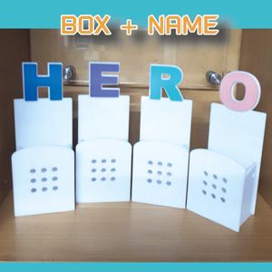 Box + Name [ABC] x 1 ฃิ้น