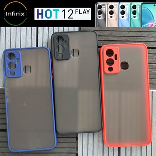 เคส ยาง TPU ขอบกันกระแทก ( คละสี) สำหรับ Infinix Hot 12 Play