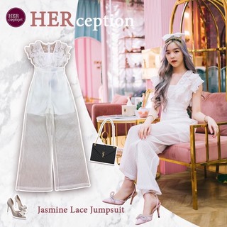 💎พร้อมส่ง💎Herception 💙 Jasmine lace jumpsuit