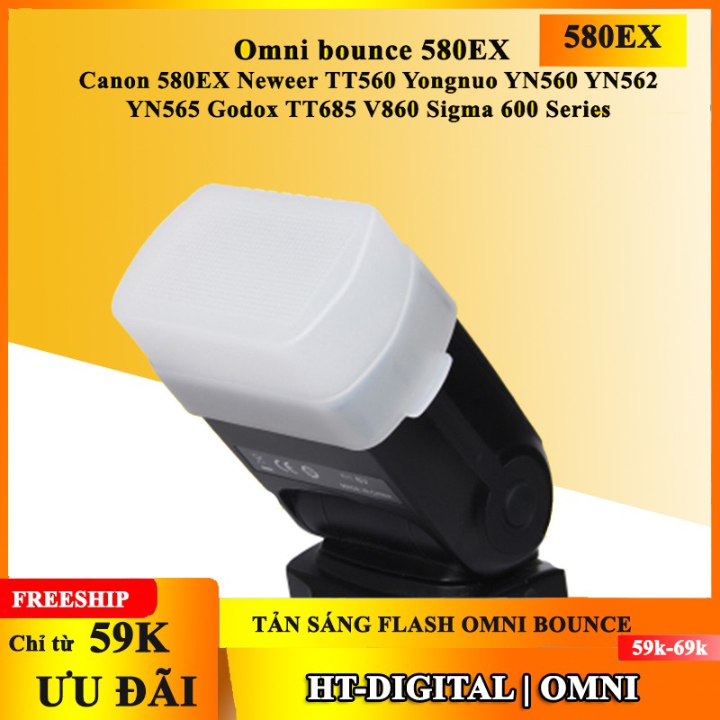 แสงสําหรับแฟลช Omni bounce 580EX Neweer TT560 Yongnuo YN560 YN562 YN565 Godox TT685 V860 Sigma 600 Series
