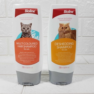 Bioline Shampoo for cats แชมพูสำหรับแมว ขนาด 200 ml.