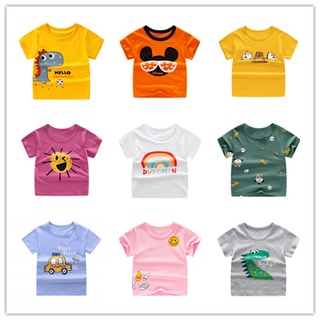 2-11 Years Boys Girls Tshirt Shirt Cotton Print Fashion Slim Short Sleeved Boy T Shirt