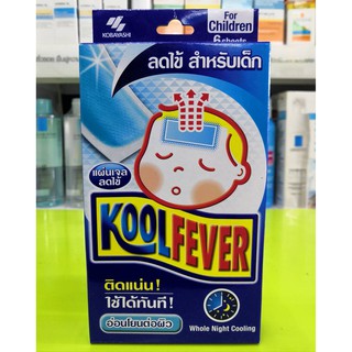 KoolFever แผ่นเจลลดไข้ เด็กโต (6แผ่น/กล่อง)