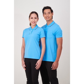 BCS SMART POLO P004 สีฟ้า Size: S-8L