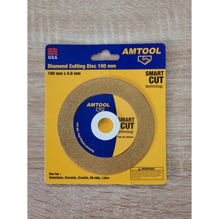 AMTOOLS ใบเจียร ฟันคาร์ไบด์ 4 นิ้ว แบบแผ่นเรียบ ใบเจียรอเนกประสงค์ ใบเจียรกระเบื้อง, เหล็ก,ปูน สินค้าพร้อมส่ง