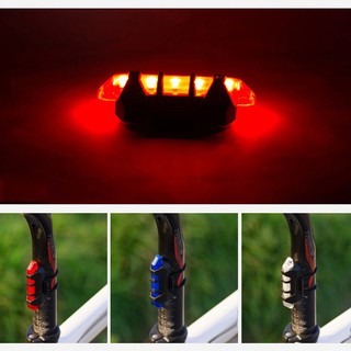 ไฟท้ายจักรยาน Taillight แบบชาร์จไฟ USB ไฟท้าย แสงไฟ LED