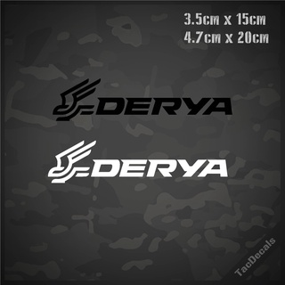 สติกเกอร์ปืน Derya สติกเกอร์ติดรถยนต์ กล่องปืน