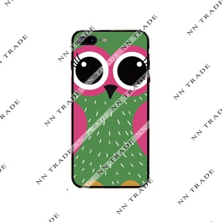 เคสโทรศัพท์ ลาย นกฮูกเขียว เคส Samsung  A8 2015  / A5 2015 / A5 2016 / A5 2017 / A8 2018 A5 2018 / A8+ A8 plus นกฮูก