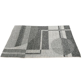 พรมปูพื้น Wรุ่น GEOMETRY ขนาด 120 x 180 ซม. สีเทา พรมเช็ดเท้า Carpet W GEOMETRY Size 120 x 180 cm. Gray