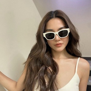 แท้ 💯 Celine Monochroms 01 sunglasses White แว่นตา แว่นกันแดด เซลีน สีขาว รุ่นคุณปราง กัญญ์ณรัณ ใส่