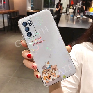 Ready Stock เคสโทรศัพท์ OPPO Reno 6Z 6 5 5Pro Marvel Edition 4 5G 4G 2021 New 2021 Casing Cute Cartoon Bear Silicone Colorful Cherry Blossoms Back Cover Phone Case เคส Reno6 Z Reno5 Pro Reno4