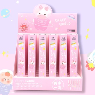 พร้อมส่ง 🖊 (แบบสุ่มลาย) น้องวัว 🐮 ปากกาดำ,ปากกาเจล,ปากกาหัวการ์ตูน,ปากกาน่ารัก)