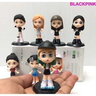 โมเดล ศิลปินเกาหลี Black Pink ชุด 8 ตัว ความสูง 8 cm (uyjj)